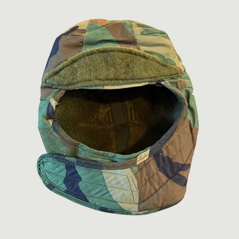 USGI Woodland Cold Weather Helmet Liner Balaclava Alpha USA 7 1/4 J239-071426